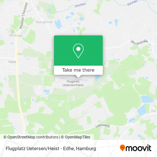 Карта Flugplatz Uetersen / Heist - Edhe