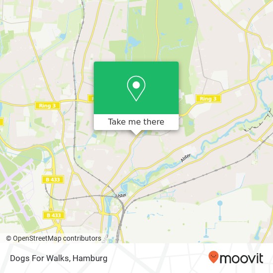 Dogs For Walks map