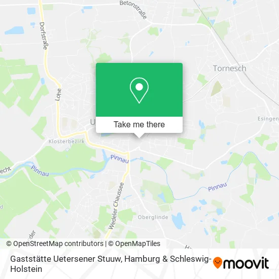 Карта Gaststätte Uetersener Stuuw