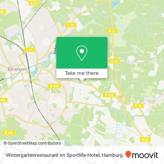 Wintergartenrestaurant im Sportlife-Hotel map