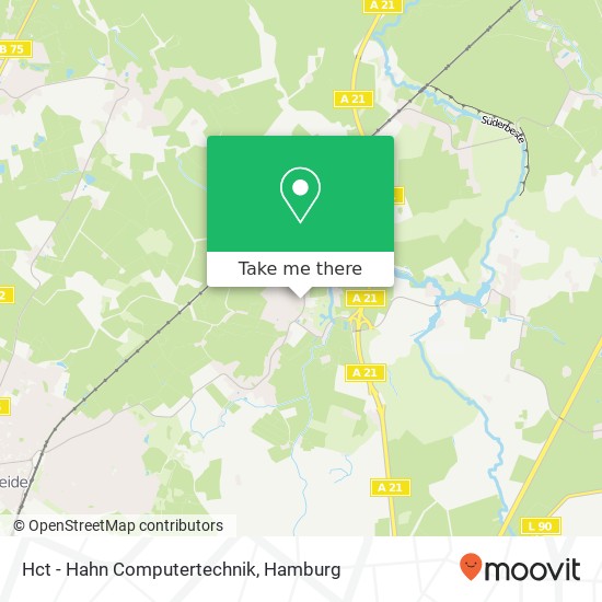 Hct - Hahn Computertechnik map