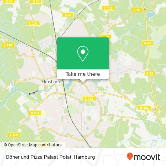 Карта Döner und Pizza Palast Polat