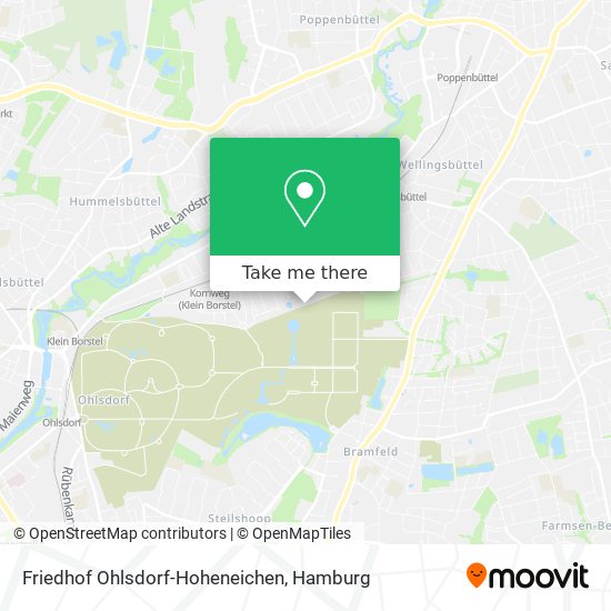Friedhof Ohlsdorf-Hoheneichen map