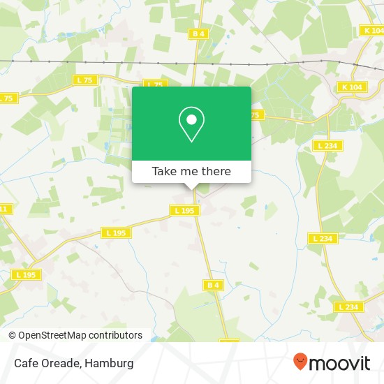 Cafe Oreade map