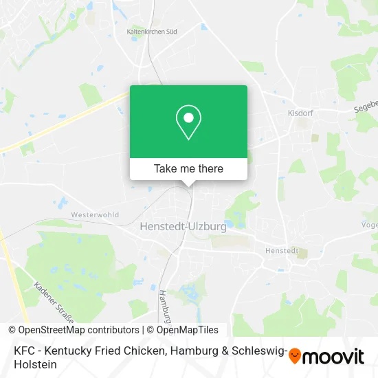 Карта KFC - Kentucky Fried Chicken