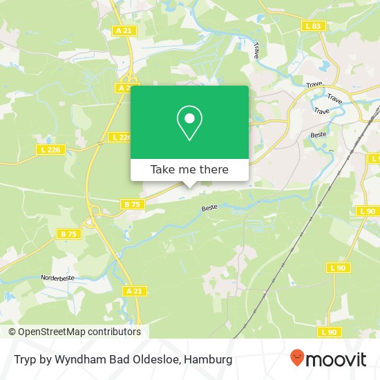 Tryp by Wyndham Bad Oldesloe map