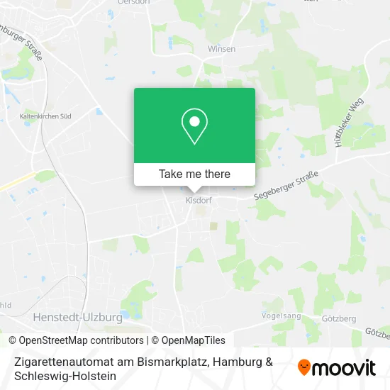 Карта Zigarettenautomat am Bismarkplatz