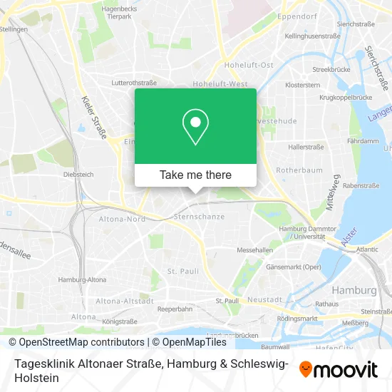 Карта Tagesklinik Altonaer Straße