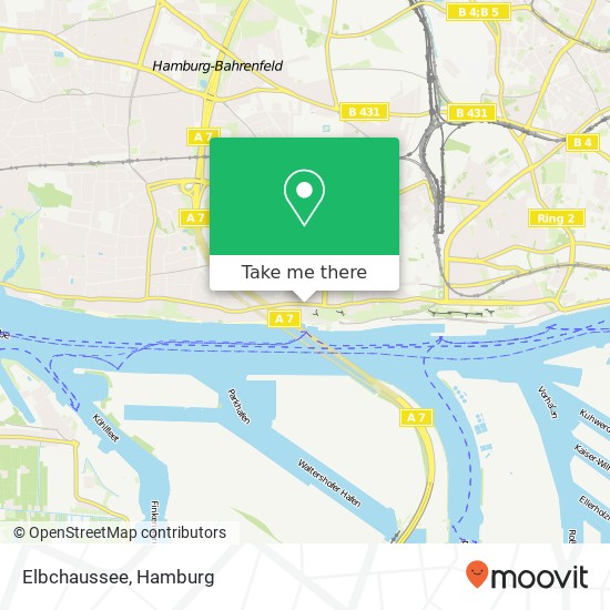 Elbchaussee map