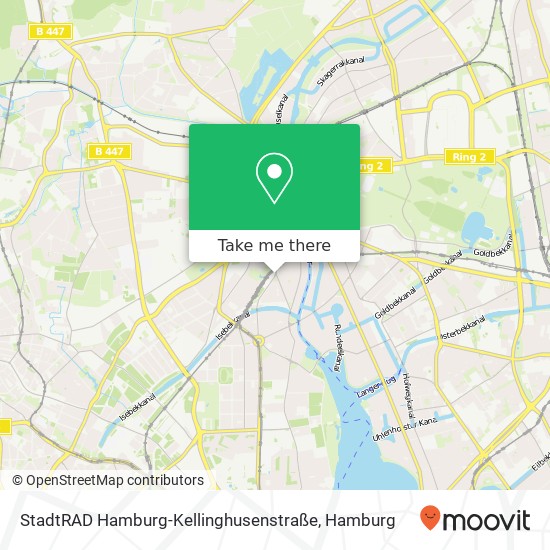 StadtRAD Hamburg-Kellinghusenstraße map