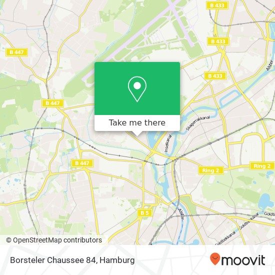 Borsteler Chaussee 84 map