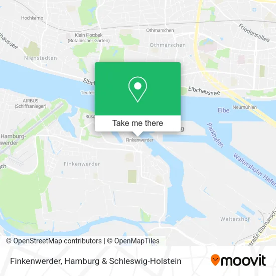 Карта Finkenwerder