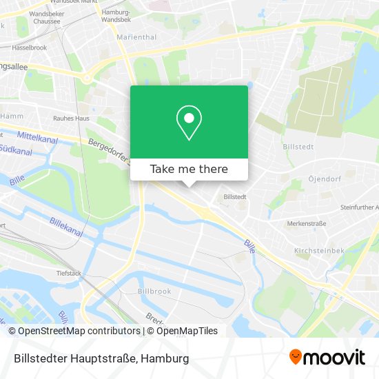 Billstedter Hauptstraße map