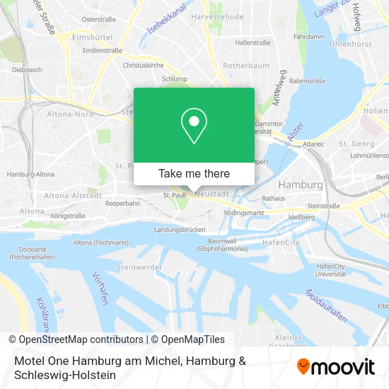 Motel One Hamburg am Michel map