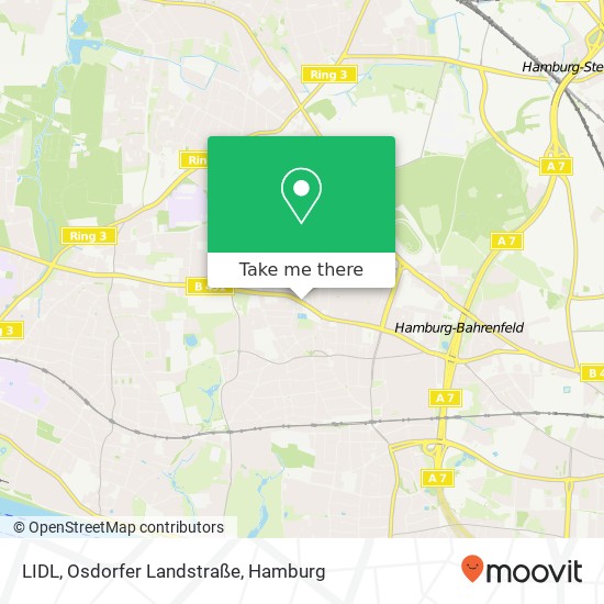 LIDL, Osdorfer Landstraße map