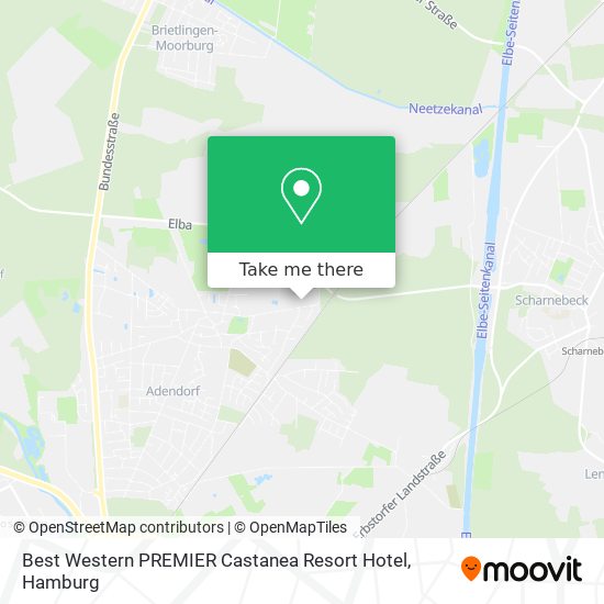 Best Western PREMIER Castanea Resort Hotel map