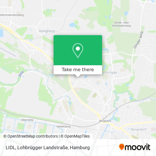 LIDL, Lohbrügger Landstraße map