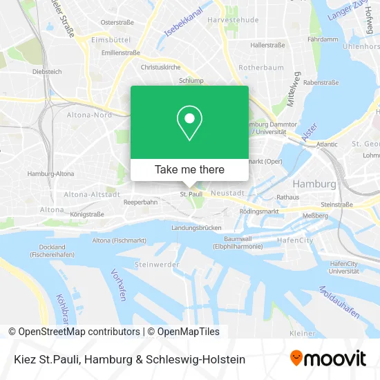 Kiez St.Pauli map