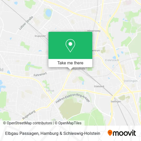 Карта Elbgau Passagen