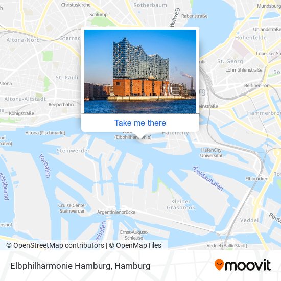 Elbphilharmonie Hamburg map