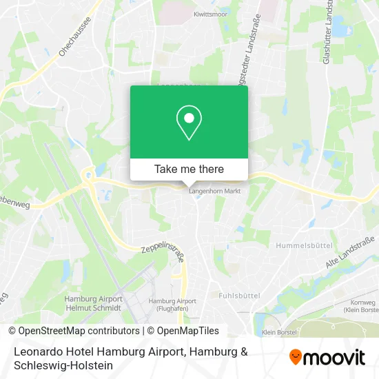 Карта Leonardo Hotel Hamburg Airport
