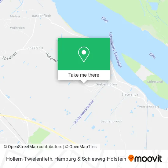 Карта Hollern-Twielenfleth