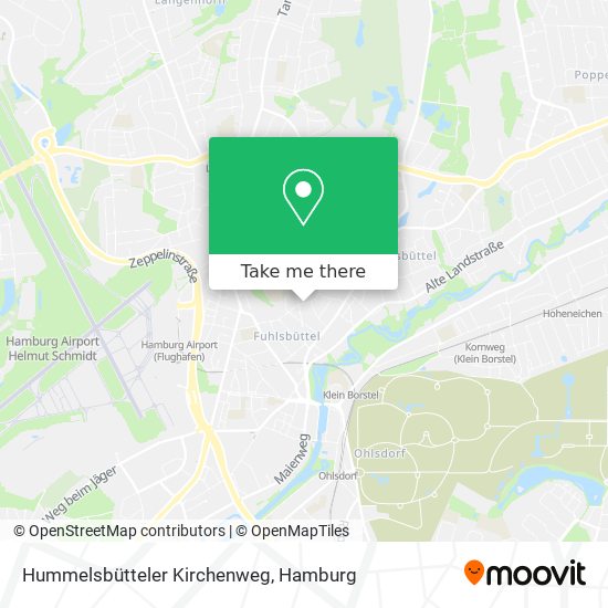 Hummelsbütteler Kirchenweg map