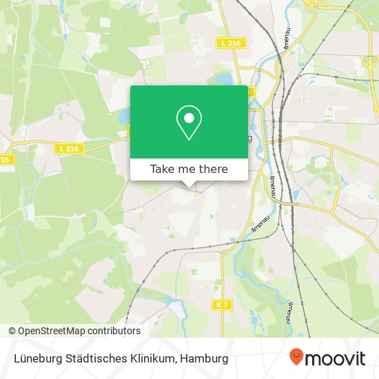 Lüneburg Städtisches Klinikum map