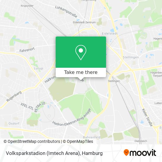 Volksparkstadion (Imtech Arena) map