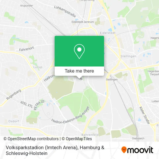 Карта Volksparkstadion (Imtech Arena)