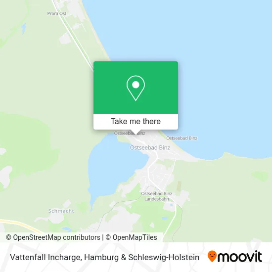 Vattenfall Incharge map