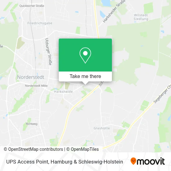 Ups Access Point map