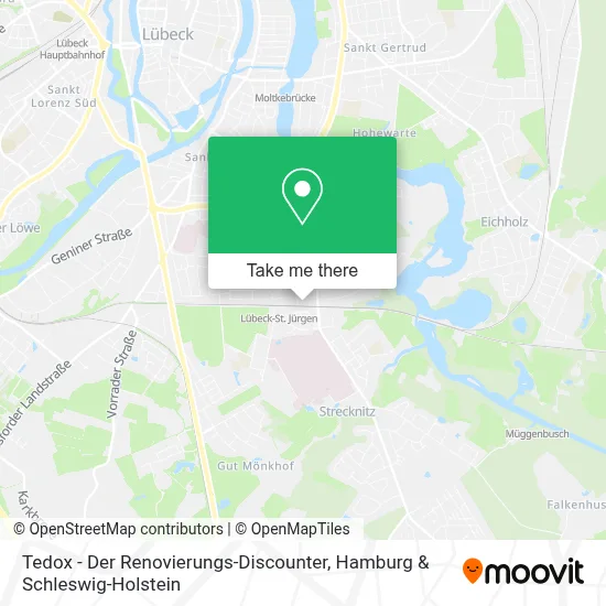 Tedox - Der Renovierungs-Discounter map