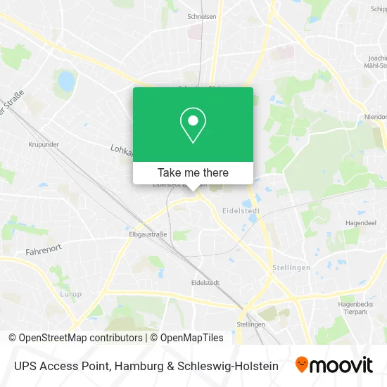 Ups Access Point map