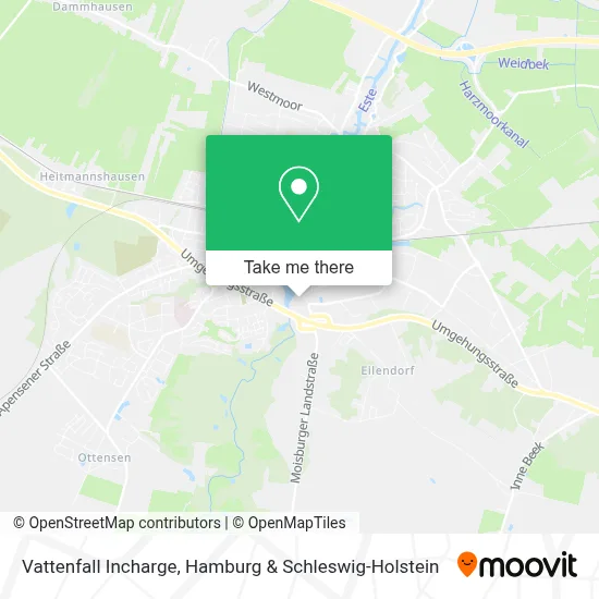 Vattenfall Incharge map
