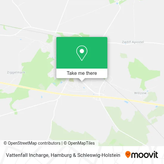 Vattenfall Incharge map