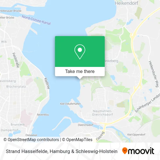Strand Hasselfelde map