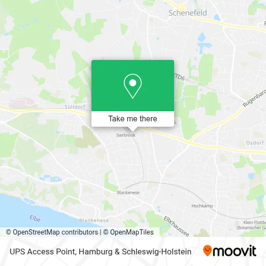 Ups Access Point map