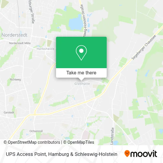 Ups Access Point map