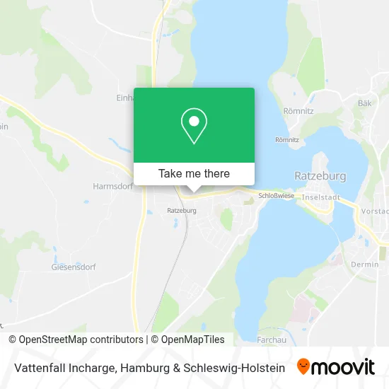 Vattenfall Incharge map