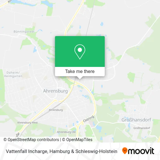 Vattenfall Incharge map