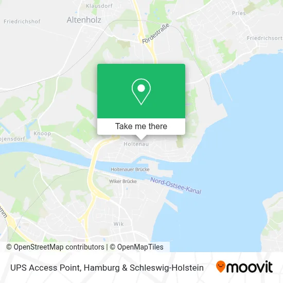 Ups Access Point map