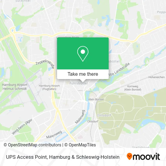Ups Access Point map