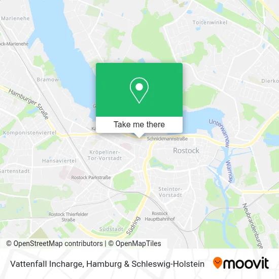 Vattenfall Incharge map