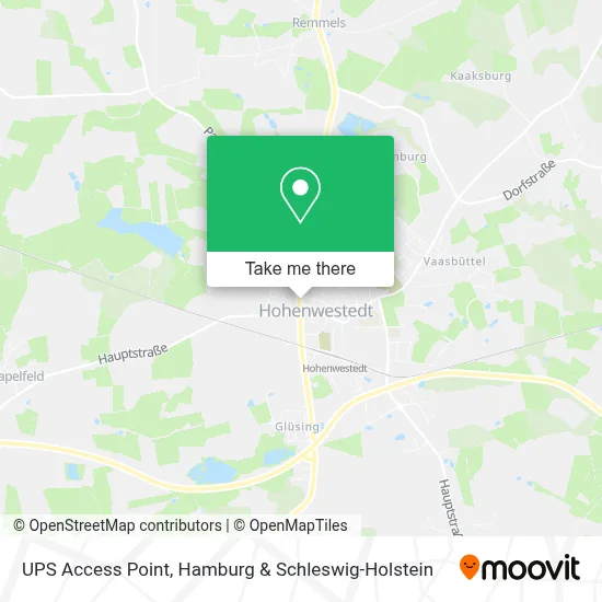Ups Access Point map