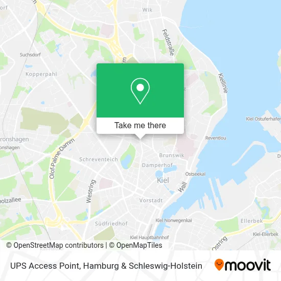 Ups Access Point map