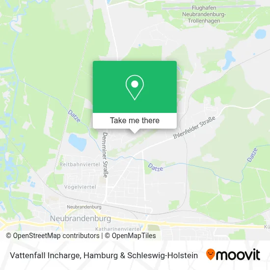 Vattenfall Incharge map