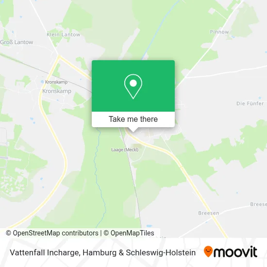 Vattenfall Incharge map