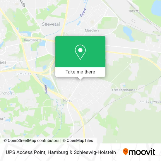 Ups Access Point map