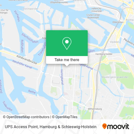 Ups Access Point map